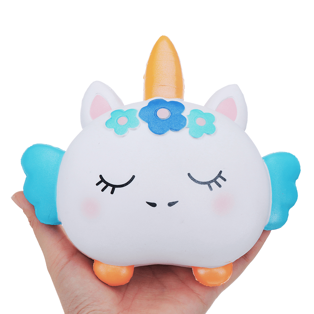 Oriker Unicorn Burger Squishy 16CM Slow Rising with Packaging Collection Gift Soft Toy