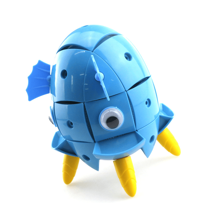 Parcae NS003 90PCS Magnetic Magic Wisdom Ball Blue Fish Blocks Various Deformation Puzzle Toys