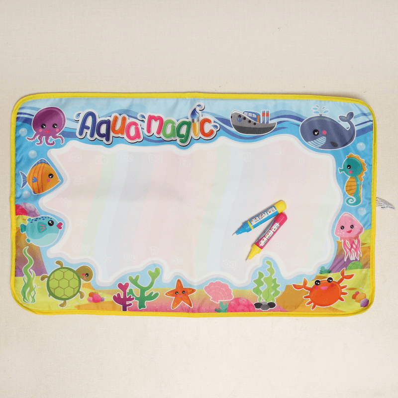 Magic Doodle Mat Colorful Water Painting Cloth Reusable Portable Developmental Toy Kids Gift