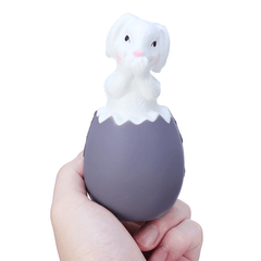 13CM Squishy Rabbit Bunny Eggs mit Fancy Bag Weihnachtsgeschenk Squeeze Toy