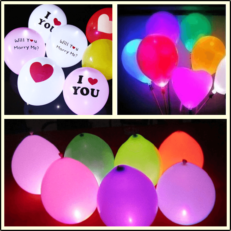 25 Stück 1,7 cm runde LED-Ballon-Licht-Lampe, leuchtende Ballon-Lichter, Geburtstag, Hochzeit, Party-Dekoration