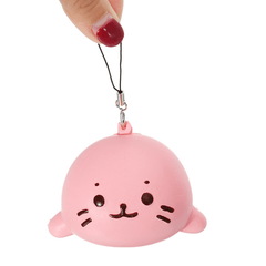 Squishy Seals Slow Rising 7Cm Cute Soft Squishy with Chain Kid Toy