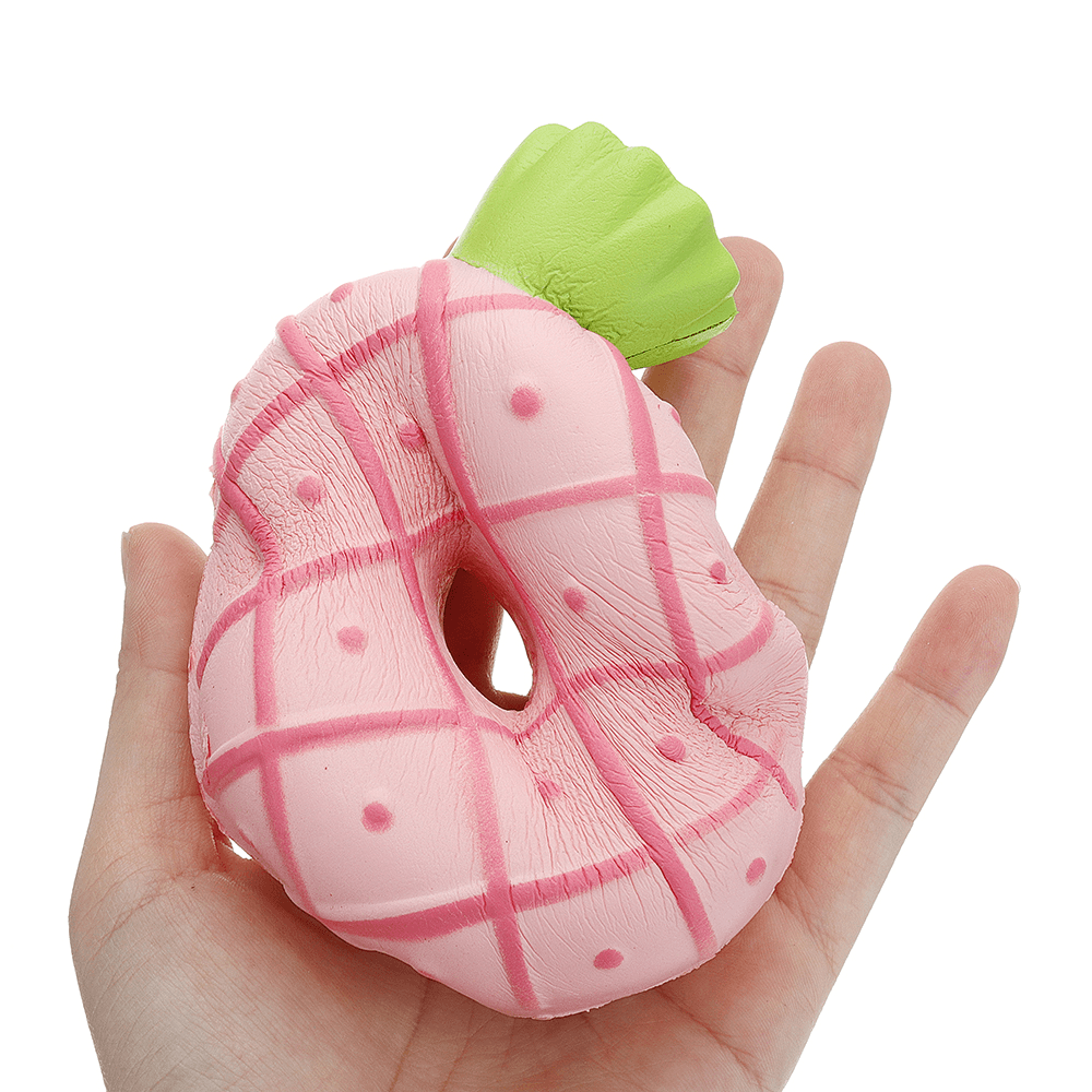 Pineapple Donut Squishy 10*12CM Slow Rising Soft Toy Gift Collection with Packaging