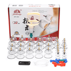 32Pcs Chinese Cupping Vacuum Cup Massage Set Therapy Health Acupuncture Kit