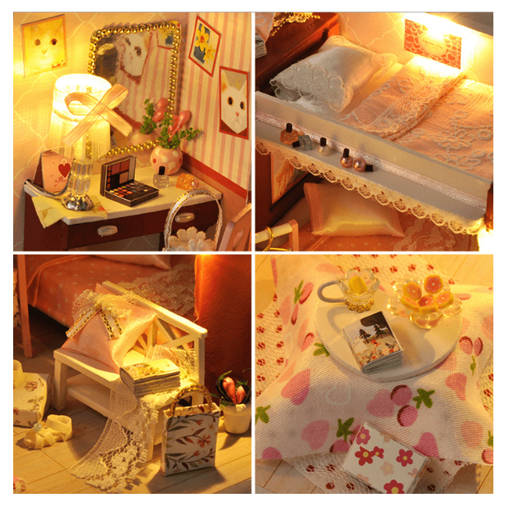 TIANYU DIY Doll House TW34 Reproduction Youth Series Handmade Model Wooden Creative Educational Toy Gift