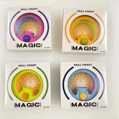 Random Color Creative Intellectual Magic Circle High Speed Turning Bead Circle Decompression Novelties Toy for Kids Gift