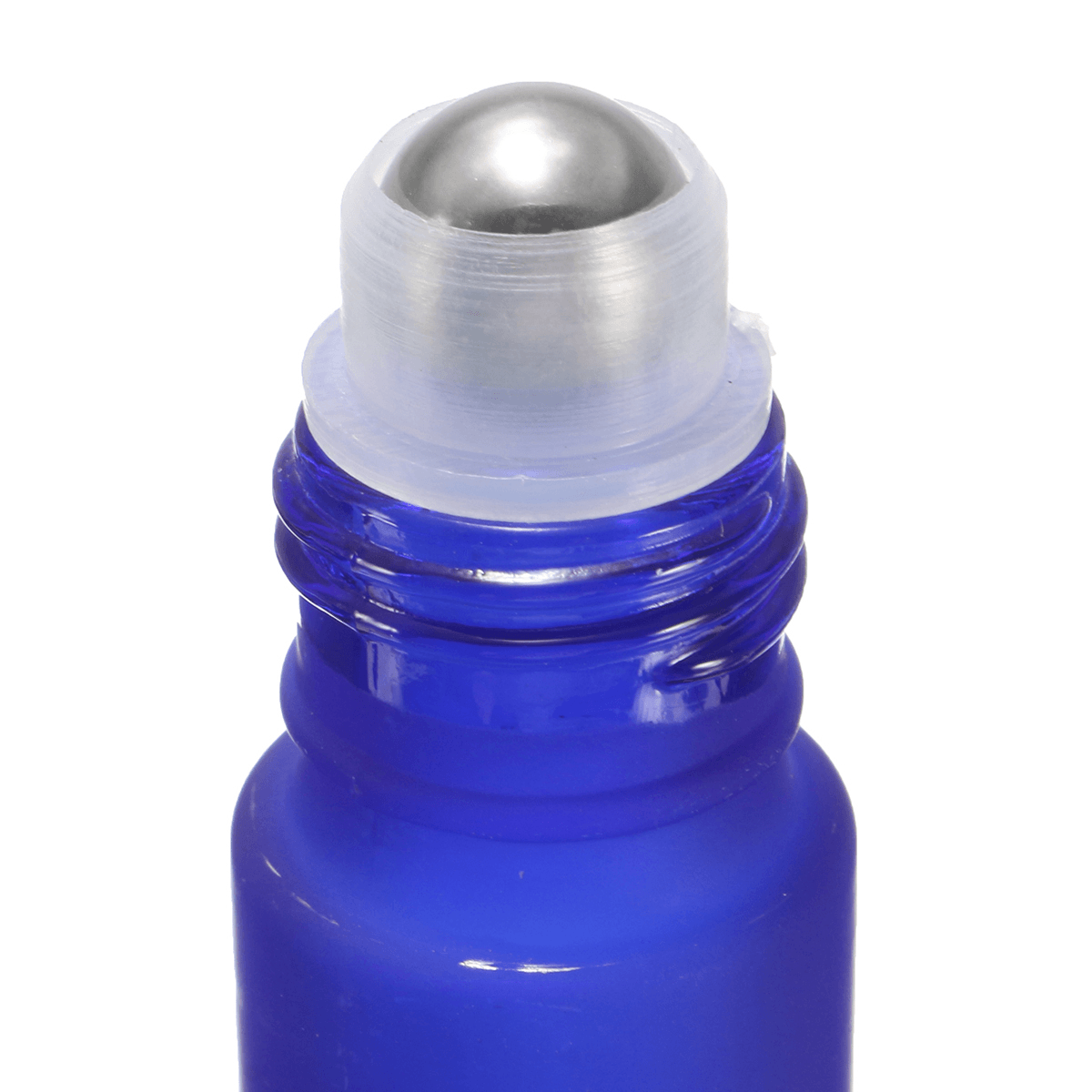 5PCS 10Ml 1/3Oz Cobalt BLUE ROLL on GLASS BOTTLE ESSENTIAL OIL Roller Ball