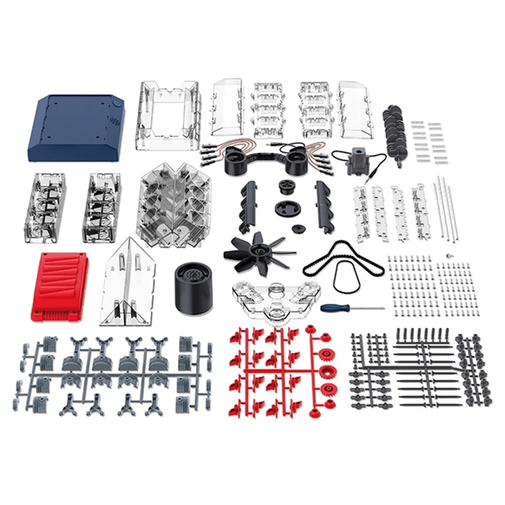 V8 Combustion Engine Model Building Kit STEM Toy