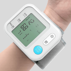 Cuff Wrist Blood Pressure Monitor Digital Automatic Sphygmomanometer Tonometer for Measuring Arterial Pressure