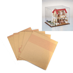 Cuteroom DIY Transparent Display Box Dust-Proof Cover Dollhouse Princess Room