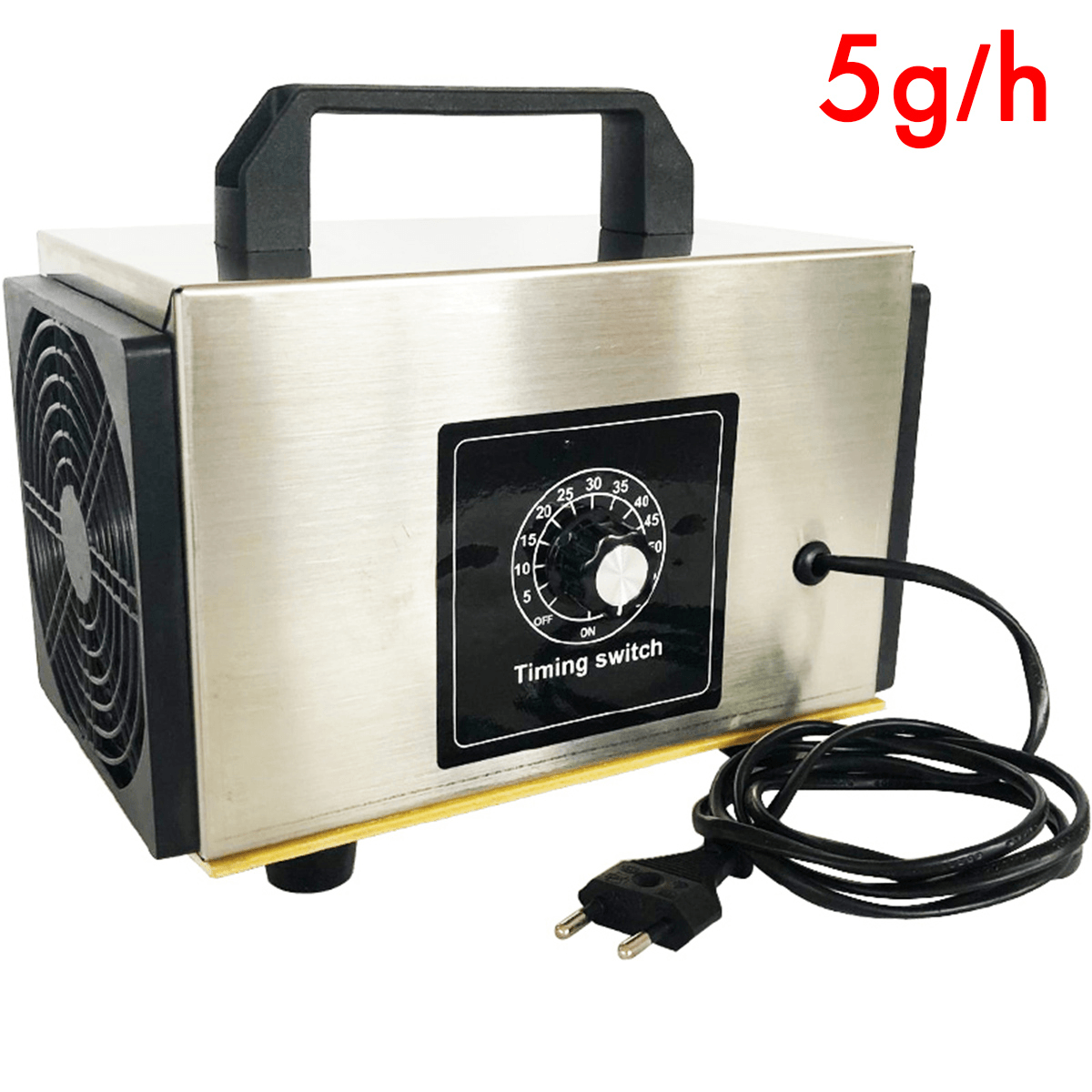 220V 5G/10G/20G/24G/28G/H Ozone Generator Machine Air Purifier Disinfection Cleaner Sterilizer W/ Timing Switch