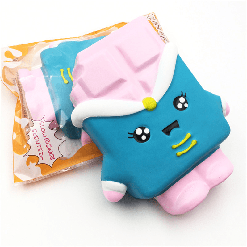 Squishyfun Chocolate Squishy 13Cm Levantamiento Lento con Empaquetado Colección Regalo Decoración Juguete Suave