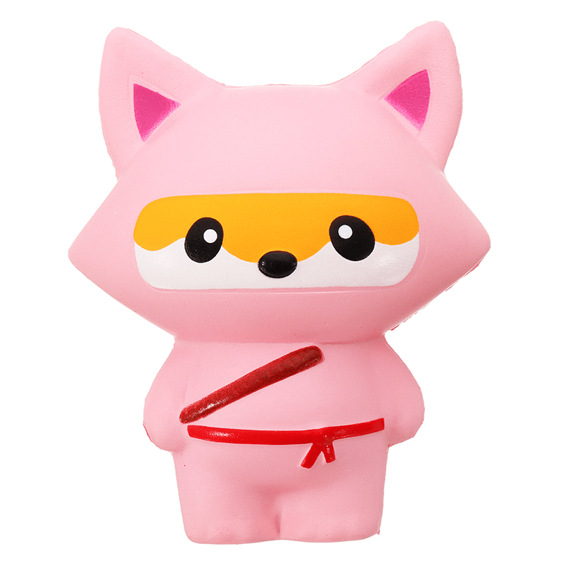 14 Cm Simpatico Jumbo Squishy Ninja Cat Fox Panda Profumato Super Slow Rising Kids Toy Gift