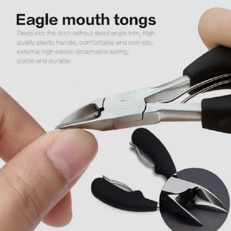 Stainless Steel Chick-Nosed Pliers Decoration Nail Toenail Tool Large Mouth Nail Clippers