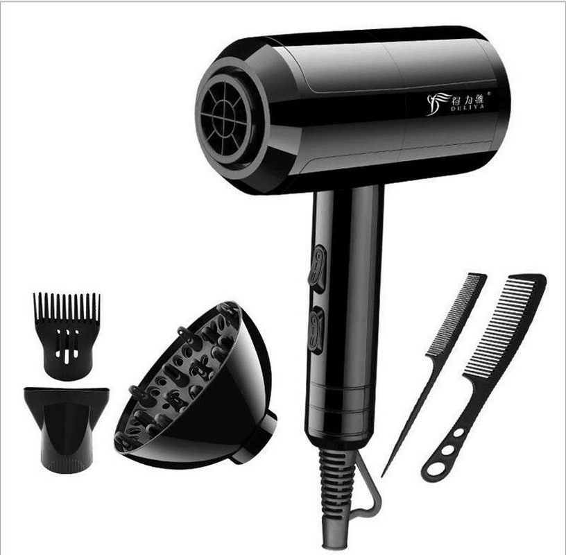 2000W Professional Hair Dryer Hot Cold Blow Fast Heat Powerful Blower Low Noise