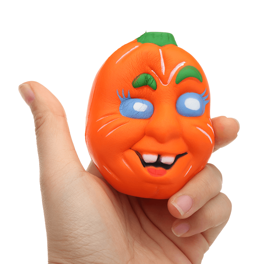 Halloween Pumpkin Squishy 7.5*9.5CM Slow Rising with Packaging Collection Gift Soft Toy