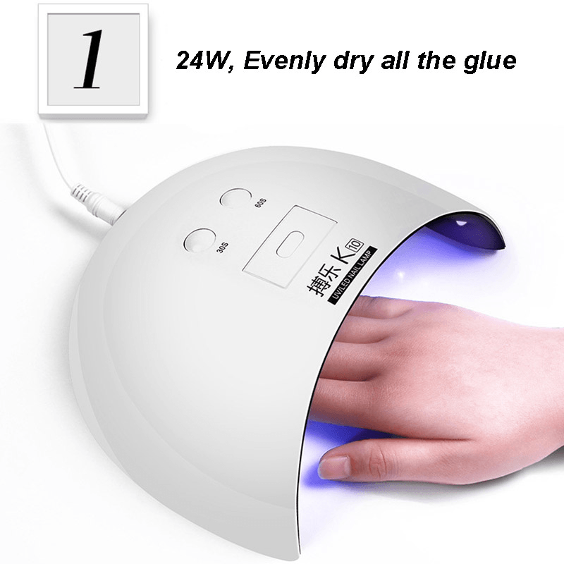 36W Pro Nail Polish Dryer Lamp LED UV Lamp Gel Acrylic Curing Light Manicure Timer