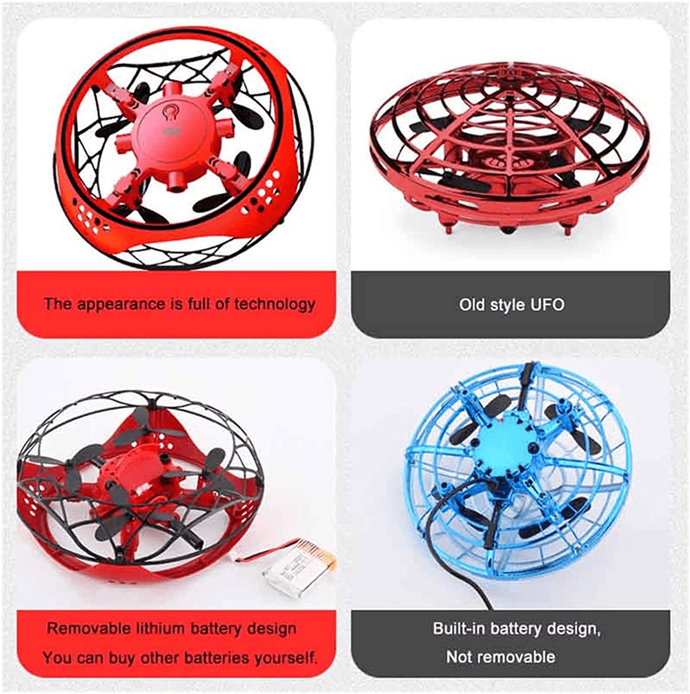 Newest Mini Drone UFO RC Drone Infraed Induction Aircraft Quadcopter Flying Upgrade Hot RC Toys for Kids Gift Toys