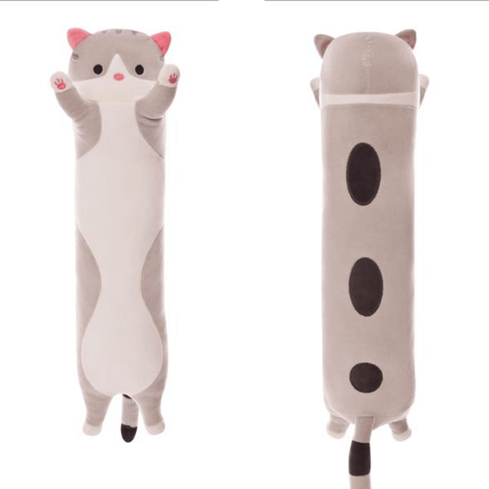 110/130Cm Cute Plush Cat Doll Soft Stuffed Pillow Doll Toy for Kids