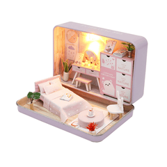 Hoomeda DIY Doll House Romantic Theater Kid Girl Gift S932