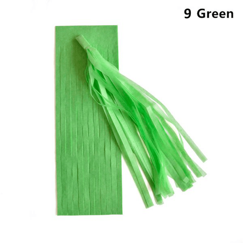 14 Inch Tissue Paper Tassel Garland Birthdays Party Decorations Event Gift Pack Balloon Accessoriess