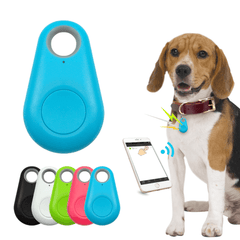 Ranres Pet Smart Bluetooth Tracker Mini Anti-Lost Waterproof Bluetooth Locator Tracer for Pet Dog Cat Kids Car Wallet Key Collar Accessories