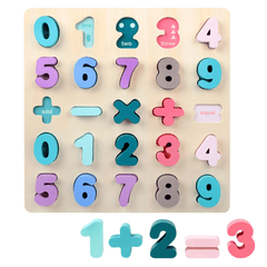 Alphanumeric Board Wooden Jigsaw Volume Wooden Baby Young Children Early Education Educational Toys