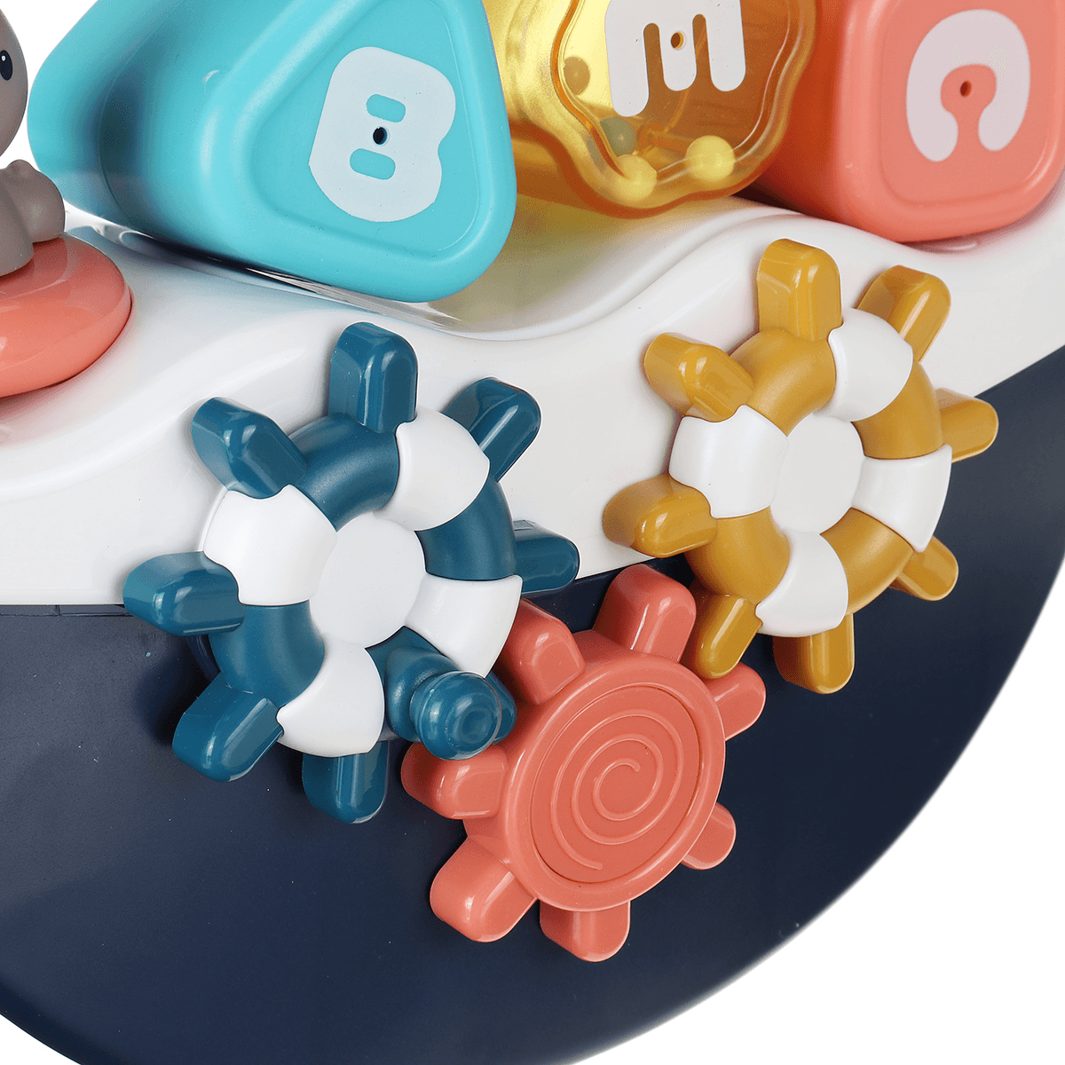 2 in 1 Funny Baby Shower Letter Shape Learning Parent-Children Interaction Pacify Emotion Puzzle Educational Toy for Kids Bath Gift