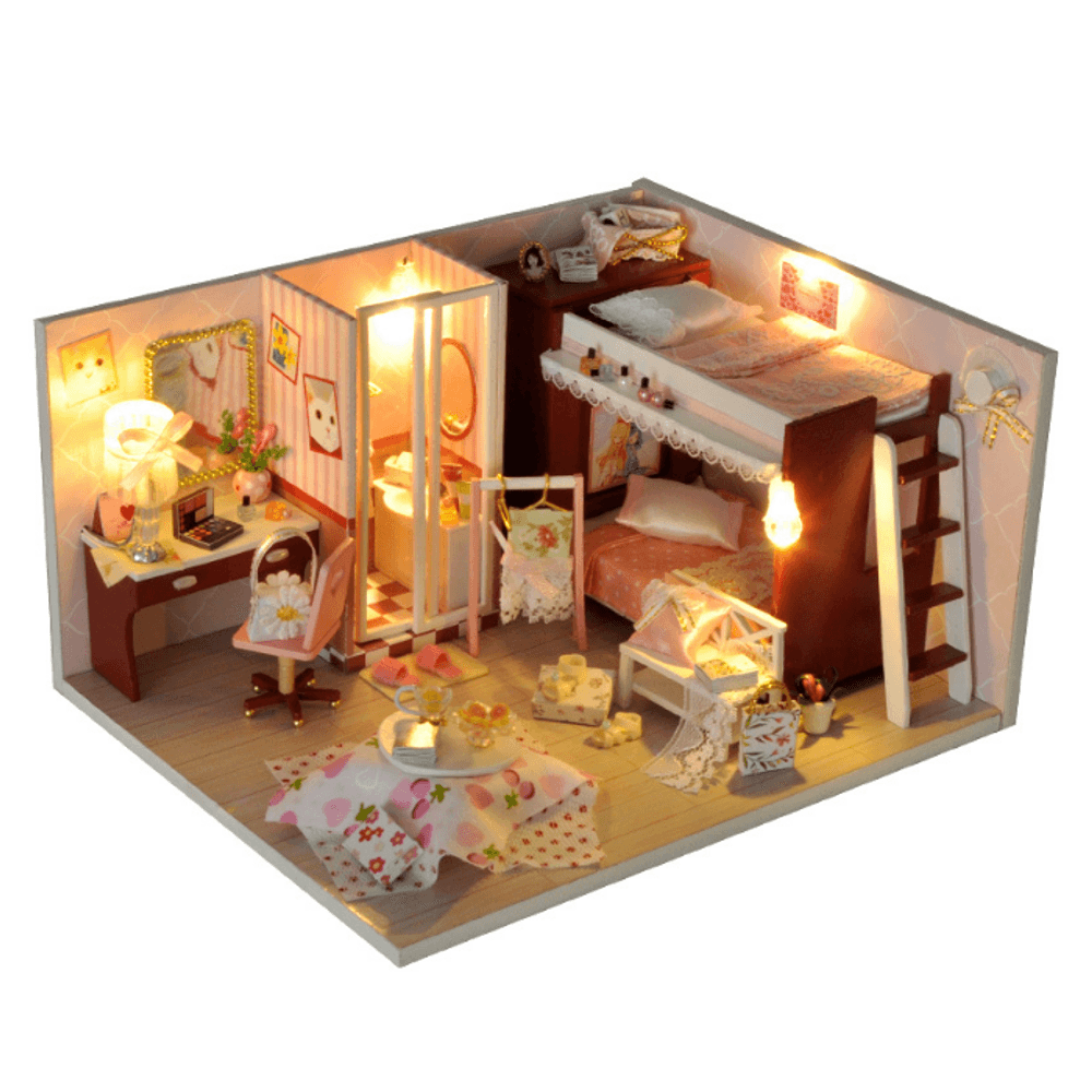 TIANYU DIY Doll House TW34 Reproduction Youth Series Handmade Model Wooden Creative Educational Toy Gift