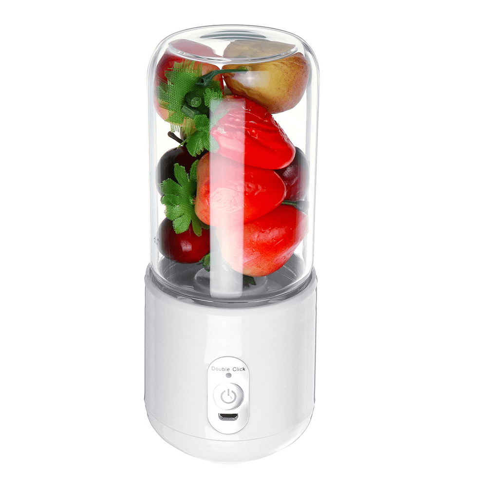 Bakeey 260 ml USB wiederaufladbarer tragbarer elektrischer Saftbecher, Sechs-Blatt-Rührmaschine, Smoothies, Babynahrung, Mixer, Extraktor