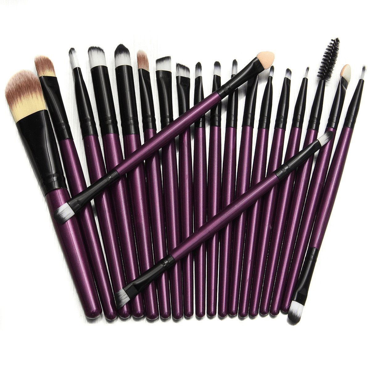 20Pcs Makeup Brushes Set Kit Blush Foundation Liquid Eyeshadow Eyeliner Comestic Powder