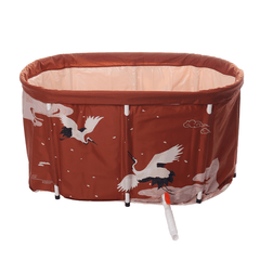 Crane Folding Bathtub Water Tub Indoor Outdoor Portable Adult Spa Bath Bucket