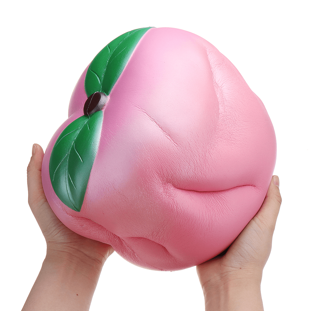 Huge Peach Squishy Jumbo 25*23CM Fruit Slow Rising Soft Toy Gift Collection with Packaging Giant Toy