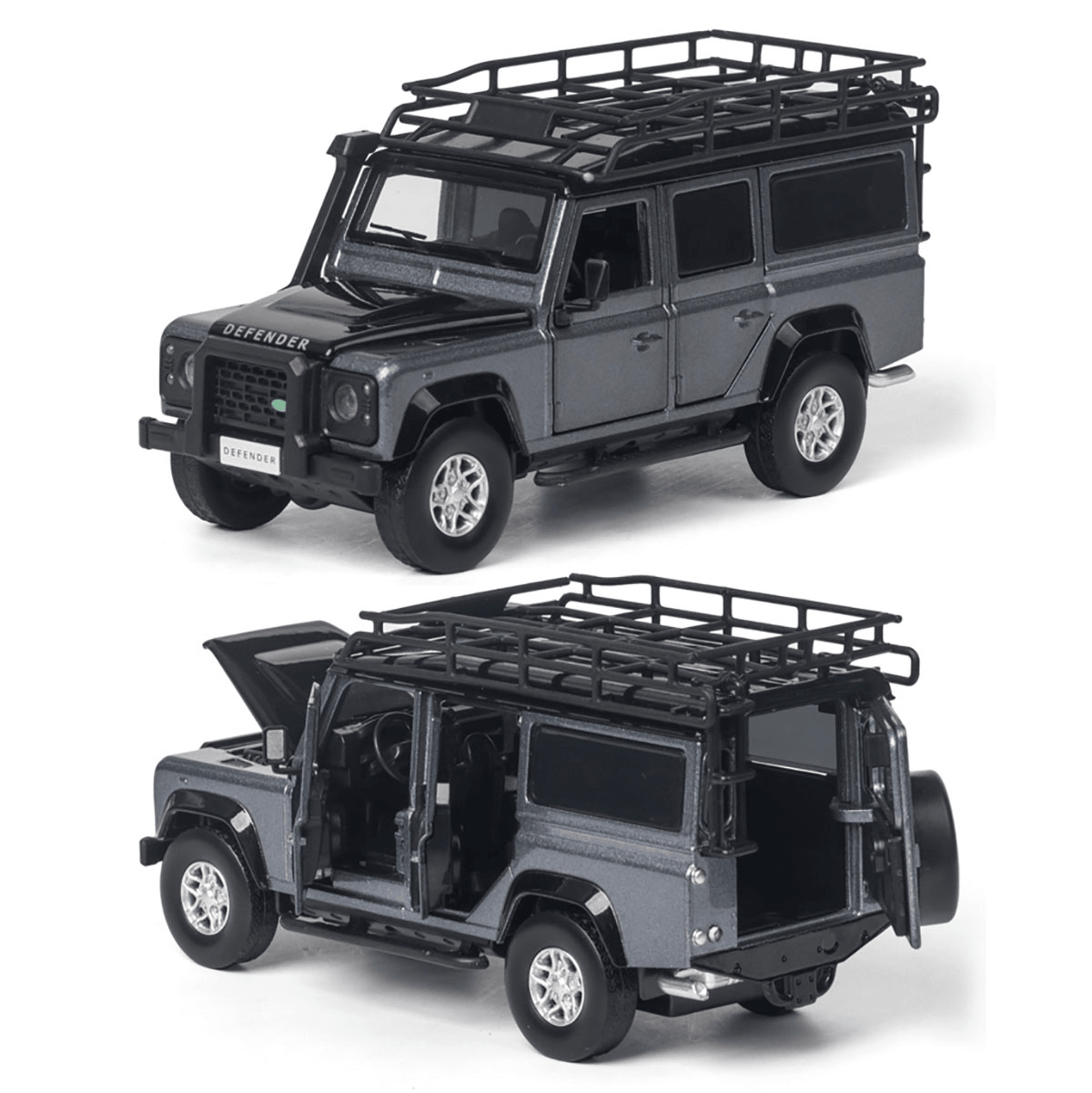 1:32 Legierung Land Rovers Defenders Hinterrad Zurückziehen Diecast Auto Modell Spielzeug mit Sound Licht für Geschenk Sammlung