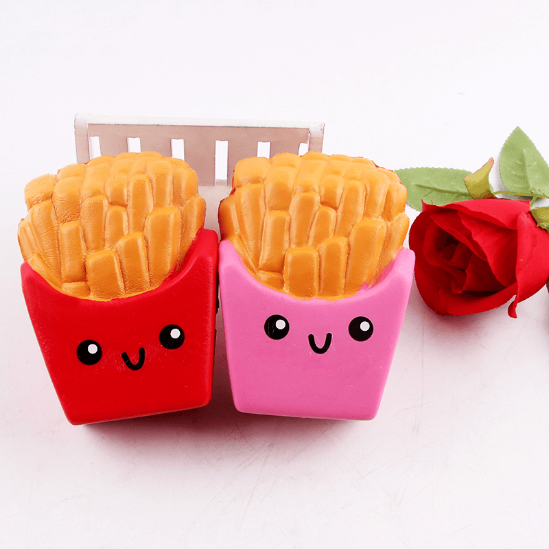 Sanqi Elan Squishy French Fries Chips Licensed Slow Rising with Packaging Collection Gift Decor Toy