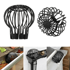 Gutter Leaf Debris Trap Guard Drain Pipe Cover Downpipe Rainwater for Home Garden Downpipe Filter Tool