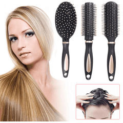 Anti-Static Extension Plastic Airbag Massage Comb Hair Curler Comb