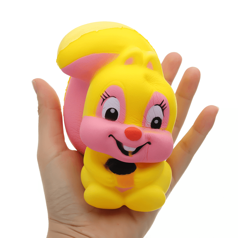 Squishy Eichhörnchen Kawaii Tier langsam steigendes Spielzeug 12 cm Cartoon Puppe Geschenkkollektion