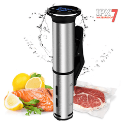 Biolomix IPX7 wasserdichter Sous-Vide-Kocher, thermischer Tauchzirkulator, 1200 W, LED-Digital-Timer, Temperaturanzeige