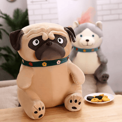 40-65CM Sandhunde Puppe Gefüllte Simulation Hunde Plüsch Sharpei Mops Schönes Welpe Haustier Spielzeug Plüschtier Spielzeug Kinder Kinder Geburtstag Weihnachtsgeschenke