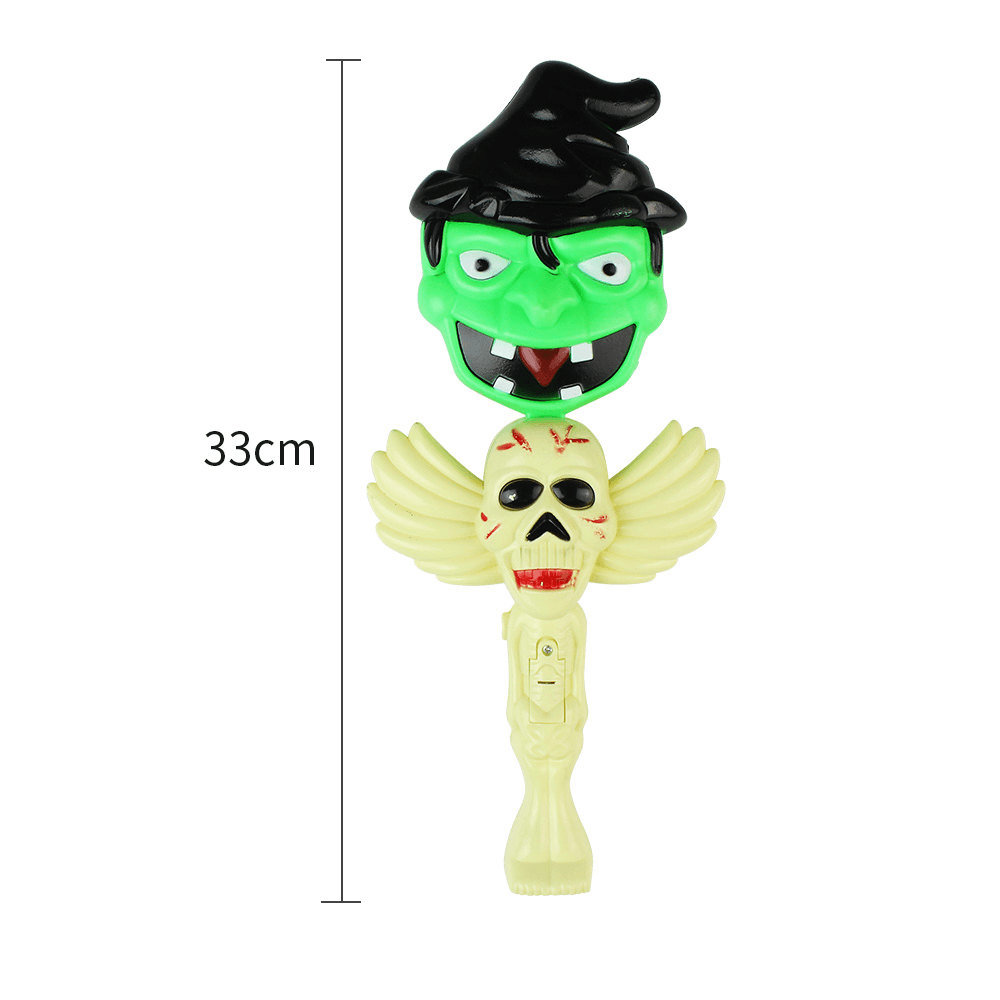 Mofun Halloween Pumpkin Glow Stick Ghost Green Light Decoration Toys Party Home Decor