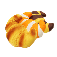 Squishyfun Jumbo-Croissant-Squishy-Brot, super langsam aufsteigend, 18 x 12 cm, Squeeze-Sammlung, Spielzeug, lustiges Geschenk