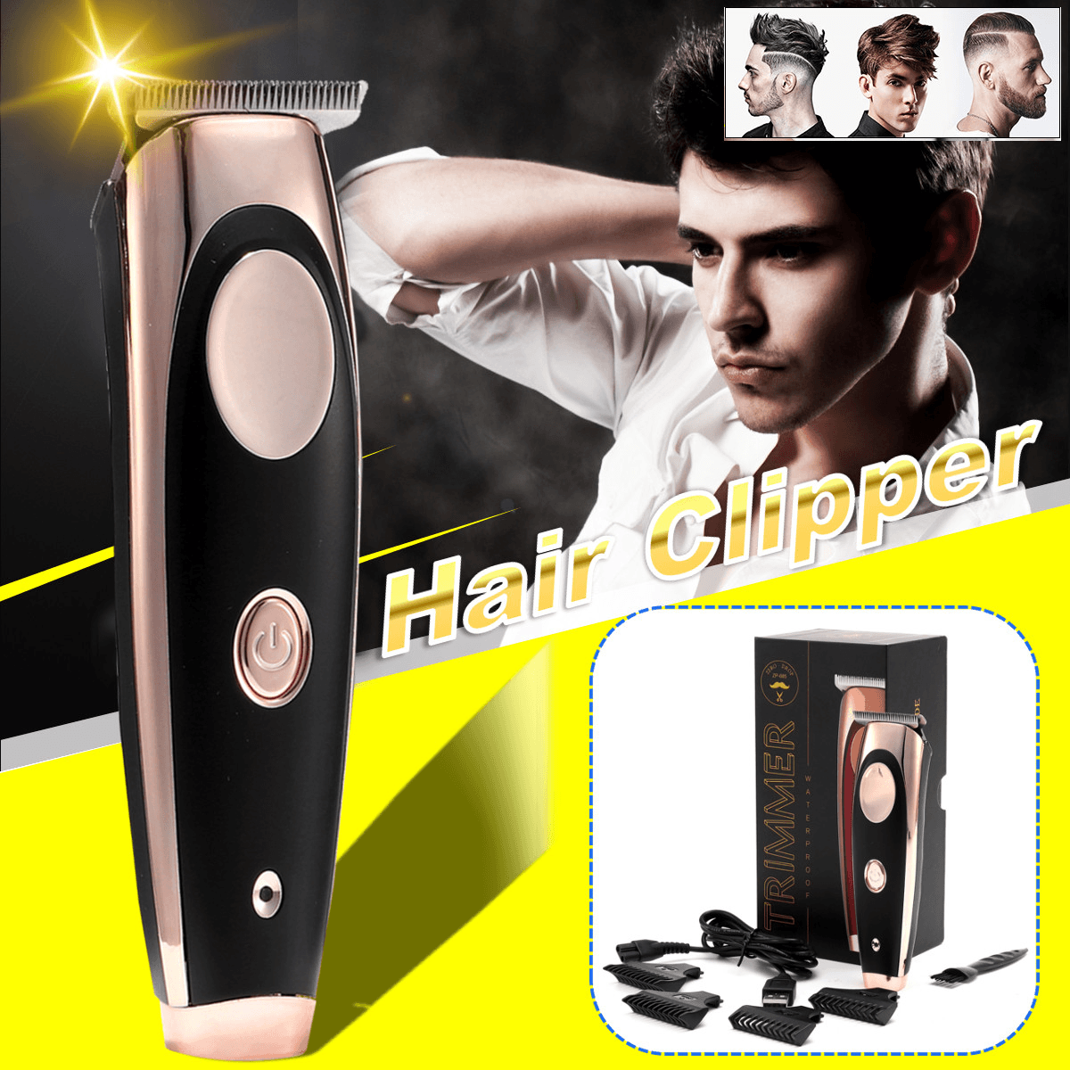 Hair Clipper Electric Clipper Rechargeable Electric Fader Adult Children Hair Clipper Electric Shaver