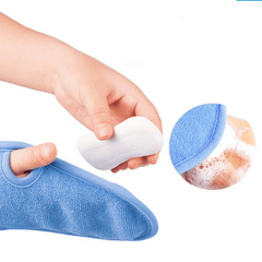 1PC Rub Bad Handtuch Handschuhe Peeling Doppelseitiges Reiben Bad Dusche Werkzeug