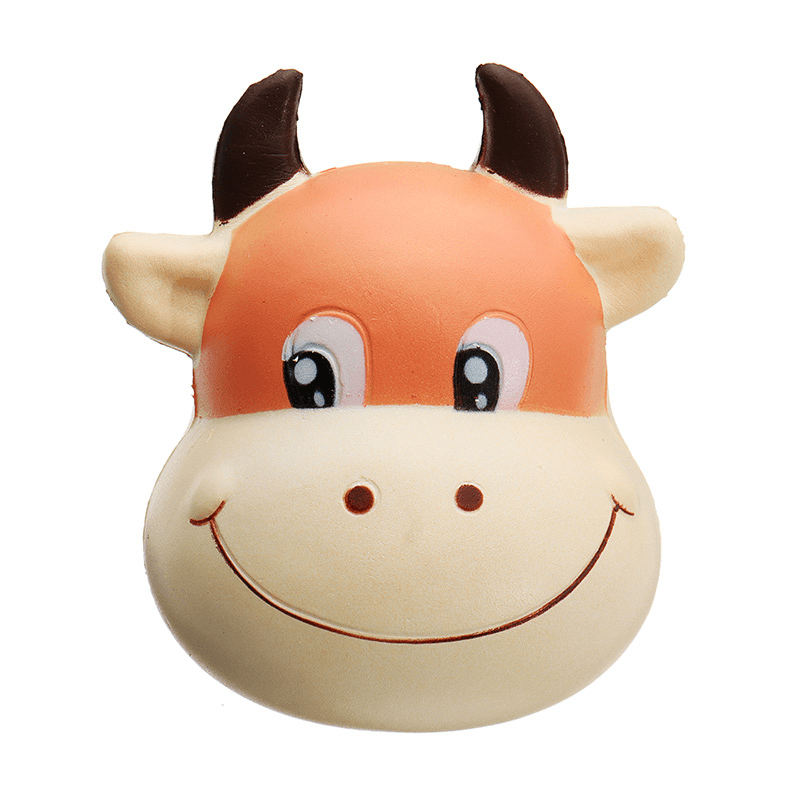 Bull Head Squishy 10 * 8Cm Levantamiento lento con empaque Colección Regalo Juguete suave