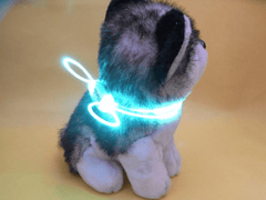 Bunte LED-Hundehalsbandkette mit leuchtendem Licht, LED-Nachtlichthalsband für Hunde und Katzen