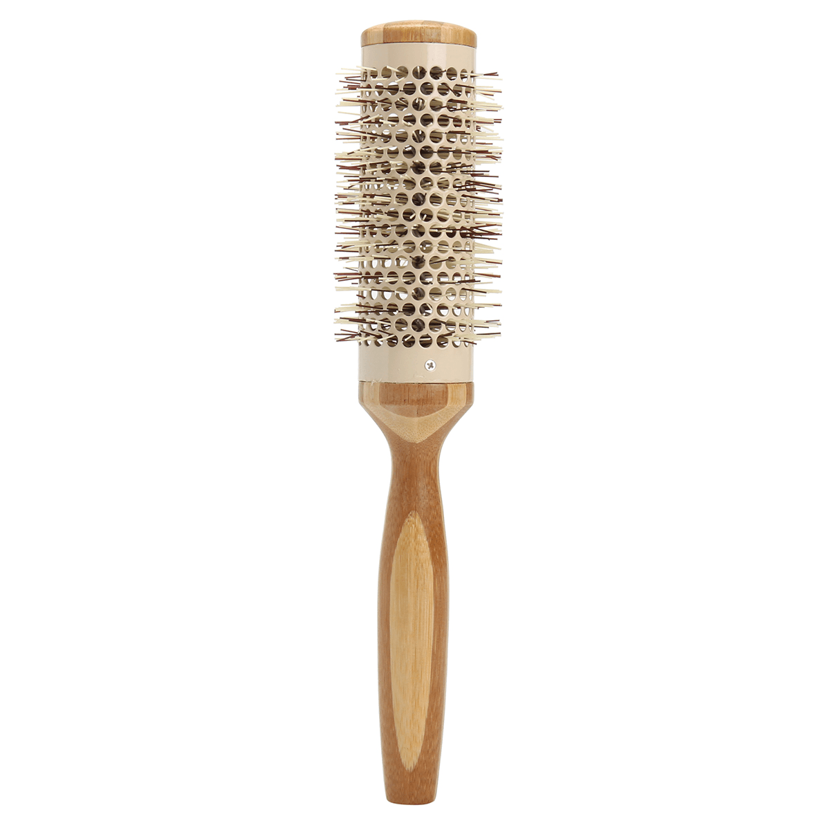 7 Pro round Brush Curly Hair Roller Brush Natural Wood Hairbrush Comb Salon Tools