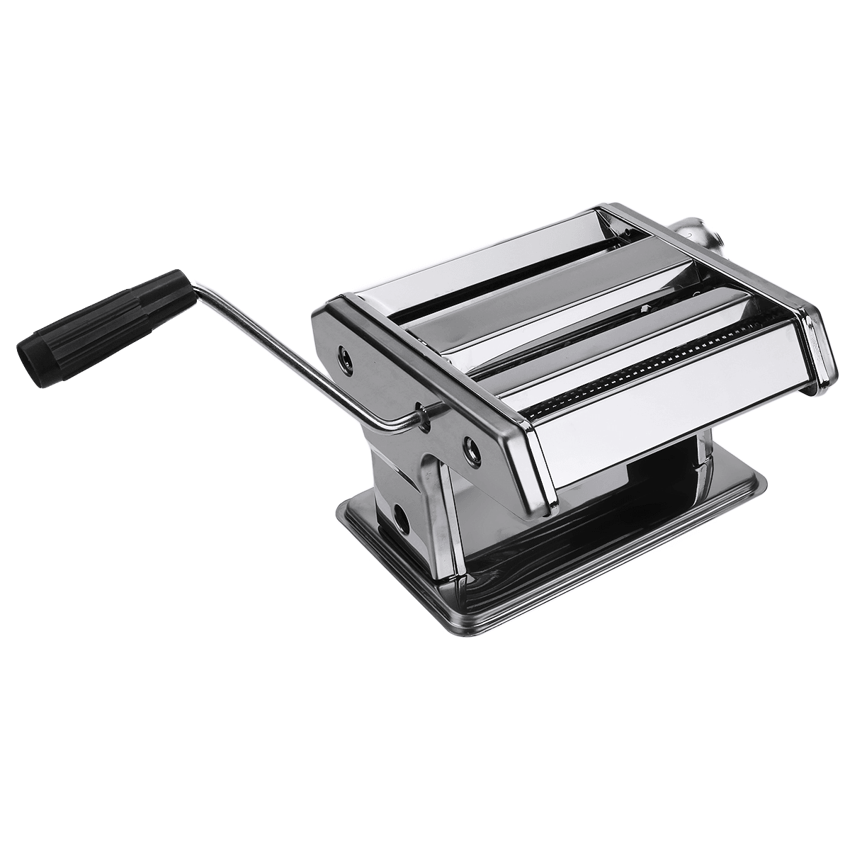 Fresh Pasta Maker Roller Machine Dough Making Noodle Maker Home Stainless Steel Tools Kit Black Handle