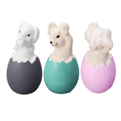 13CM Squishy Rabbit Bunny Eggs mit Fancy Bag Weihnachtsgeschenk Squeeze Toy