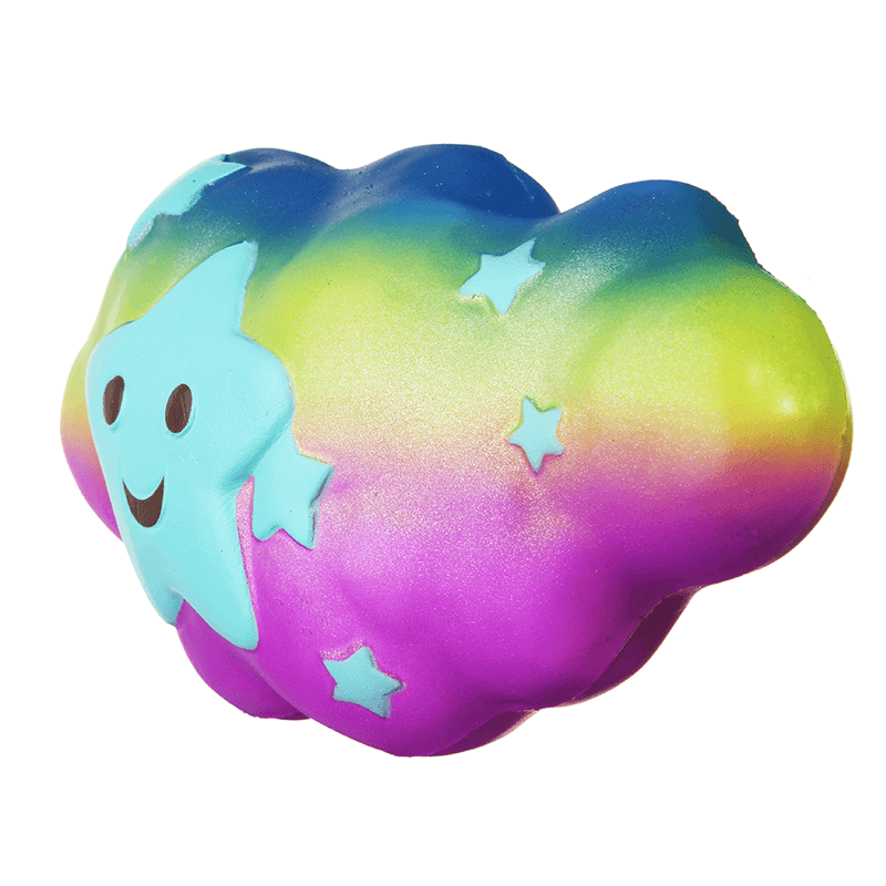 Cloud Squishy Toy 15 * 4 * 8 CM Levantamiento lento con empaque Colección Regalo Juguete suave